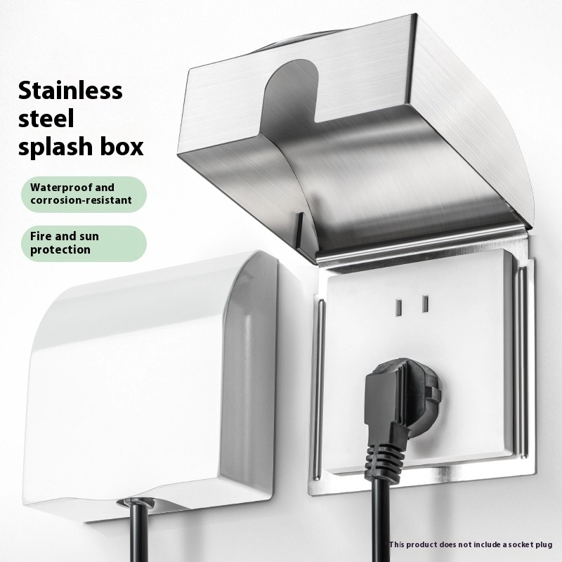 Electrical Outlet Cover - 86-aansluiting spatwaterdichte doos 304 roestvrij staal