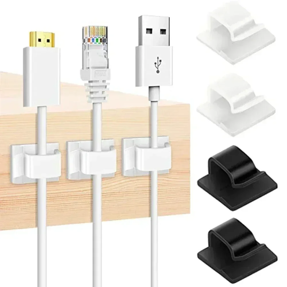 Home Improvement And Supply - 10/50 stuks Autokabelklem Accessoires Zelfklevende Kabelbeheerclips