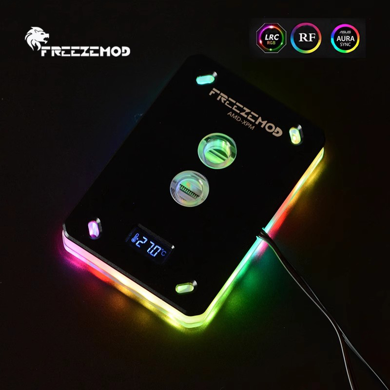 Electrical Outlet Cover - FREEZEMOD Thermometer Monitor CPU Waterblok voor