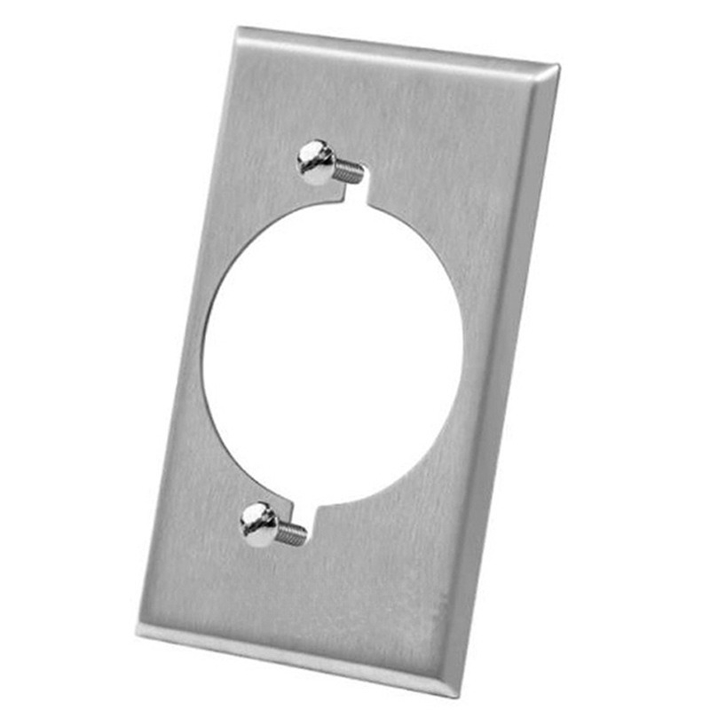 Geborsteld roestvrijstalen wan - Electrical Outlet Cover recensie en prijs