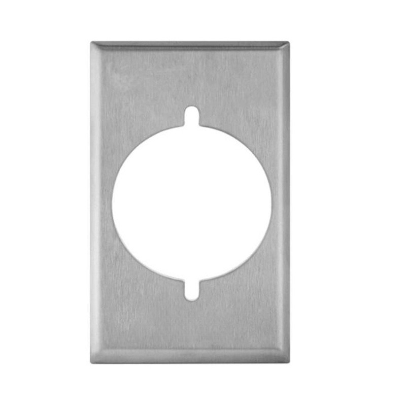 Geborsteld roestvrijstalen wan - Electrical Outlet Cover recensie en prijs